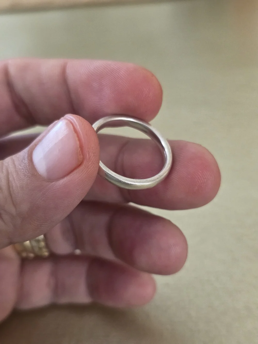 James AVERY Silver Band Ring - Classic Minimalist